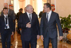 Президент Беларуси Александр Лукашенко встретился с председателем парламента Молдовы Игорем Корманом и лидерами парламентских фракций