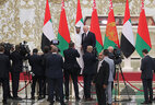 Президент Беларуси Александр Лукашенко и Наследный принц Абу-Даби шейх Мухаммед бен Заид аль-Нахайян