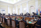 Во время заседания Совета коллективной безопасности ОДКБ в широком составе