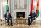 Встреча президентов Беларуси и Туркменистана Александра Лукашенко и Гурбангулы Бердымухамедова в Минске