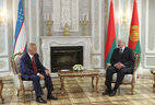 Двусторонняя встреча президентов Беларуси и Узбекистана Александра Лукашенко и Ислама Каримова