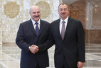Александр Лукашенко и Президент Азербайджана Ильхам Алиев