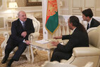 Встреча с Президентом Ассоциации национальных олимпийских комитетов, Президентом Олимпийского совета Азии шейхом Ахмадом аль-Фахадом аль-Сабахом