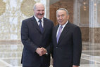 Александр Лукашенко и Президент Казахстана Нурсултан Назарбаев