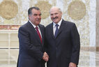 Александр Лукашенко и Президент Таджикистана Эмомали Рахмон