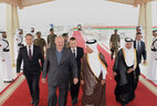 Во время встречи Президента Беларуси Александра Лукашенко в Дохе в международном аэропорту Хамад