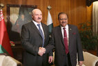 Президент Беларуси Александр Лукашенко 28 мая встретился с Президентом Пакистана Мамнуном Хусейном