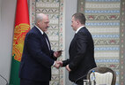 Президент Беларуси Александр Лукашенко и председатель Миноблисполкома Александр Турчин