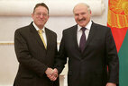 Александр Лукашенко принял верительные грамоты Чрезвычайного и Полномочного Посла Австрии в Беларуси Бернда Александра Байерля