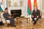 Во время встречи с Президентом Индии Пранабом Мукерджи