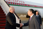 Президент Беларуси Александр Лукашенко прибыл с рабочим визитом в 
Азербайджан