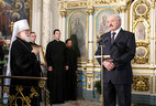 Александр Лукашенко и Митрополит Павел
