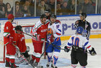 Хоккейный матч против команды Могилевской области