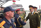 Александр Лукашенко на параде в честь Дня Независимости Республики Беларусь