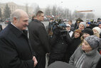 Александр Лукашенко пообщался с гражданами, присутствовавшими на мероприятии