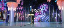 Александр Лукашенко выступает на церемонии закрытия XXIV Международного фестиваля искусств "Славянский базар в Витебске"