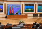 Президент Беларуси Александр Лукашенко на пресс-конференции