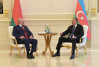 Официальные переговоры с Президентом Азербайджана Ильхамом Алиевым в формате "один на один"