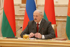 Александр Лукашенко во время заседания Высшего государственного совета