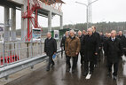 Александр Лукашенко во время посещения Гродненской ГЭС