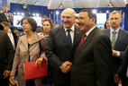 Аляксандр Лукашэнка з удзельнікамі сесіі ПА АБСЕ