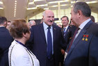 Аляксандр Лукашэнка з удзельнікамі кангрэса