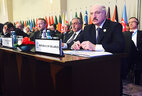 Аляксандр Лукашэнка ў час саміту Арганізацыі ісламскага супрацоўніцтва