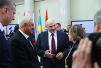 Прэзідэнт Беларусі Аляксандр Лукашэнка пасля завяршэння саміту ЕАЭС у Санкт-Пецярбургу