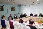 Во время посещения Николаевщинского дома-интерната для ветеранов войны, труда и инвалидов