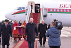 Александр Лукашенко прибыл в Украину