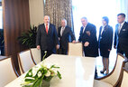 Александр Лукашенко во время церемонии открытия отеля