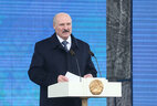 Аляксандр Лукашэнка на фінальным канцэрце творчага марафону "Адраджэнне"
