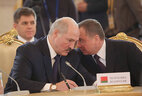 Президент Беларуси Александр Лукашенко и министр иностранных дел Беларуси Владимир Макей