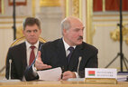Александр Лукашенко на заседании Высшего Евразийского экономического совета в Москве