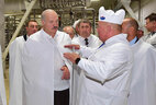 Alexander Lukashenko visits OAO Savushkin Product