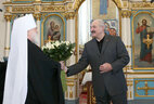 Президент Беларуси Александр Лукашенко и Митрополит Минский и Заславский Павел, Патриарший Экзарх всея Беларуси.