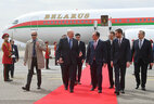 Президент Беларуси Александр Лукашенко и Первый вице-премьер - Министр экономики и устойчивого развития Грузии Дмитрий Кумсишвили