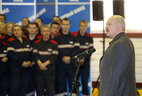 Александр Лукашенко во время встречи с трудовым коллективом