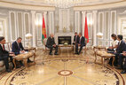 Во время встречи с Министром иностранных дел Турции Мевлютом Чавушоглу