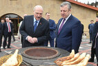 Президент Беларуси Александр Лукашенко и Премьер-министр Грузии Георгий Квирикашвили