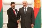Александр Лукашенко принял верительные грамоты посла Никарагуа Хуана Эрнесто Васкеса Арайи
