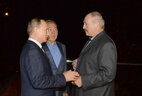 Неформальная трехсторонняя встреча Президента Беларуси Александра Лукашенко с Президентом России Владимиром Путиным и Президентом Казахстана Нурсултаном Назарбаевым