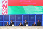 Александр Лукашенко, Нурсултан Назарбаев и Владимир Путин во время подписания договора о Евразийском экономическом союзе
