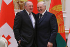 Президент Беларуси Александр Лукашенко и Президент Грузии Георгий Маргвелашвили