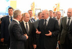 Президент Беларуси Александр Лукашенко и Президент России Владимир Путин посетили 26-ю Международную специализированную выставку "Белагро-2016"