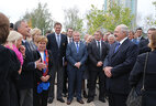 Александр Лукашенко во время посещения Национального олимпийского комитета