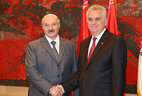 Во время официальных переговоров Александра Лукашенко и Томислава Николича