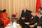 Переговоры с Министром иностранных дел Индии Сушмой Сварадж