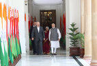 Официальные переговоры с Премьер-министром Индии Нарендрой Моди