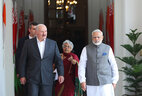 Официальные переговоры с Премьер-министром Индии Нарендрой Моди